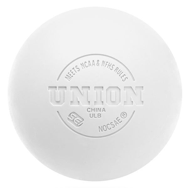 Lacrosse Fanatic Lacrosse Balls 1 Ball / White Lacrosse Balls - Union - NCAA / NOCSAE Approved from Lacrosse Fanatic
