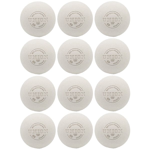 Lacrosse Fanatic Lacrosse Balls 12 Pack / White Lacrosse Balls - Union Textured Pro - NCAA / NOCSAE Approved from Lacrosse Fanatic