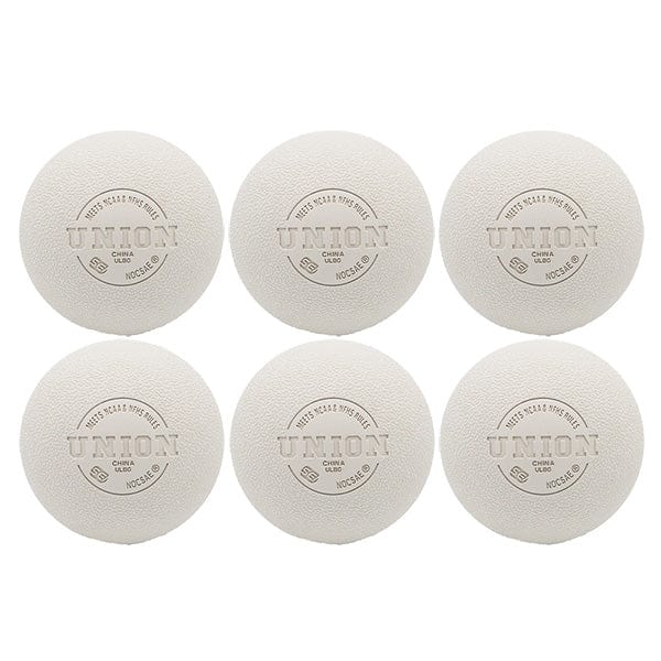 Lacrosse Fanatic Lacrosse Balls 6 Pack / White Lacrosse Balls - Union Textured Pro - NCAA / NOCSAE Approved from Lacrosse Fanatic