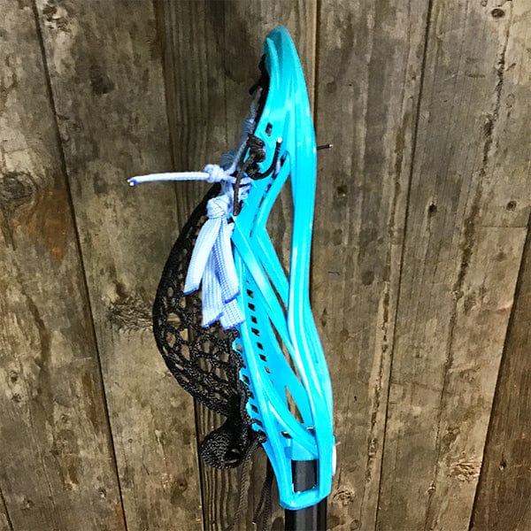 Lacrosse Fanatic Mens Complete Sticks Lax Fan Custom Mens Complete - Blue Kinetik 3 with Black Mesh and Black Evo Shaft from Lacrosse Fanatic