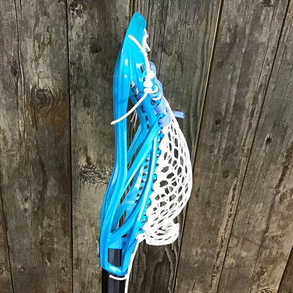 Lacrosse Fanatic Mens Complete Sticks Lax Fan Custom Mens Complete - Blue Kinetik 3 with White Mesh and Black Evo Shaft from Lacrosse Fanatic