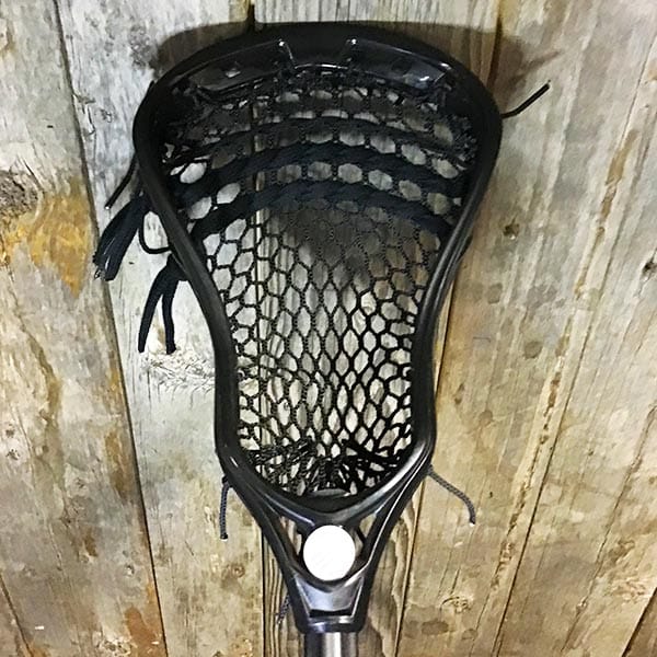 Lacrosse Fanatic Mens Complete Sticks Lax Fan Custom Mens Complete Defense Stick - Black Maverik Tank Strung with Black Hero Mesh and Black Mission Black Shaft from Lacrosse Fanatic