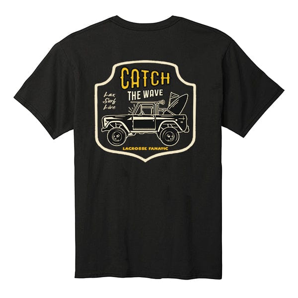 Lacrosse Fanatic Shirts Lax Fan Original T-Shirt - Catch The Wave from Lacrosse Fanatic