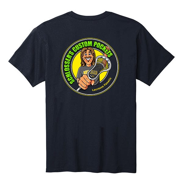 Lacrosse Fanatic Shirts Lax Fan Original T-Shirt - Mikie Schlosser&#39;s Custom Pockets from Lacrosse Fanatic