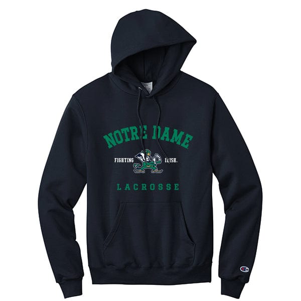 Lacrosse Fanatic Shirts Notre Dame Lacrosse College Hoodie from Lacrosse Fanatic