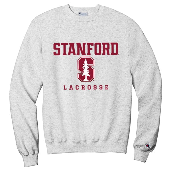 Lacrosse Fanatic Shirts Stanford University Lacrosse College Crew Neck Sweatshirt from Lacrosse Fanatic