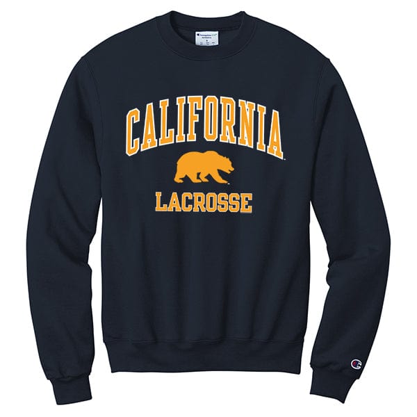 Lacrosse Fanatic Shirts University of California Berkeley Lacrosse College Crew Neck Sweatshirt from Lacrosse Fanatic