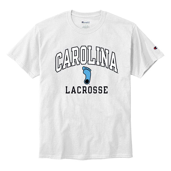 Lacrosse Fanatic Shirts Small / White University of North Carolina Lacrosse College Tee from Lacrosse Fanatic