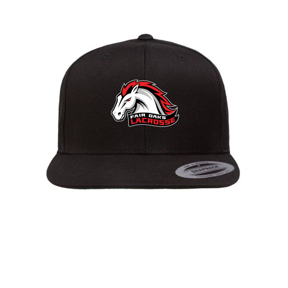 Lacrosse Fanatic  Spirit Wear Black / ONE SIZE Fair Oaks Snap Back Flat Bill Cap from Lacrosse Fanatic