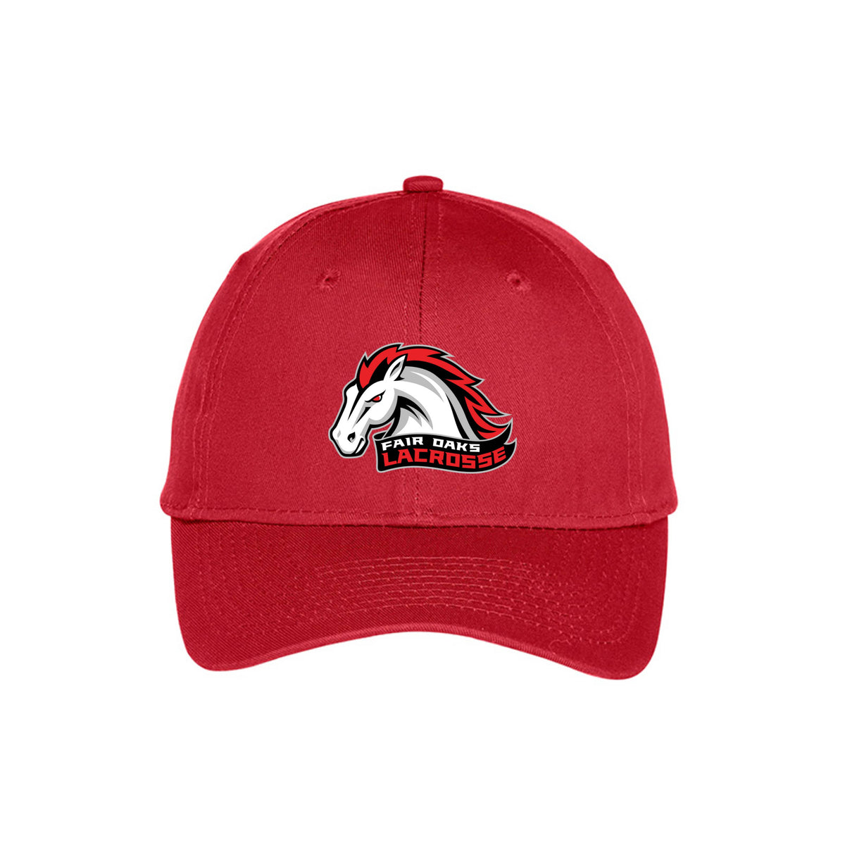 Lacrosse Fanatic  Spirit Wear Red / ONE SIZE Fair Oaks Youth Cap from Lacrosse Fanatic