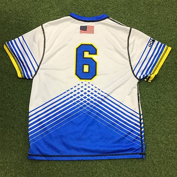 Lacrosse Fanatic  Uniforms Folsom Fury Boys Reversible Game Jersey from Lacrosse Fanatic