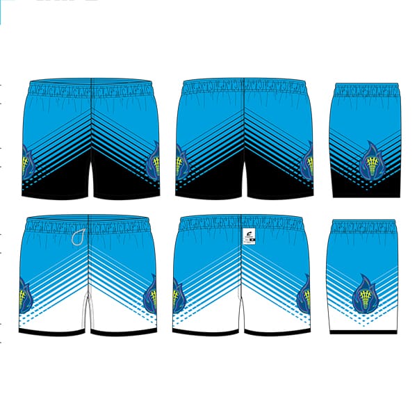Lacrosse Fanatic Uniforms Folsom Fury Girls Shorts from Lacrosse Fanatic