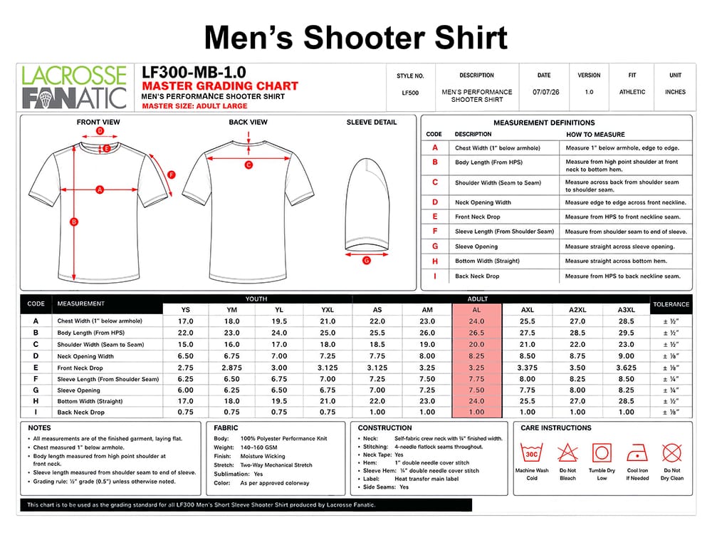 Lacrosse Fanatic Uniforms Roseville Raptors Boys Shooter Shirt from Lacrosse Fanatic