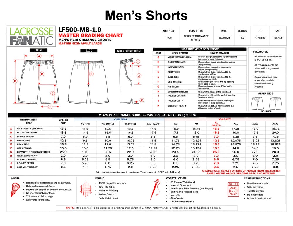 Lacrosse Fanatic Uniforms Roseville Raptors Boys Shorts from Lacrosse Fanatic