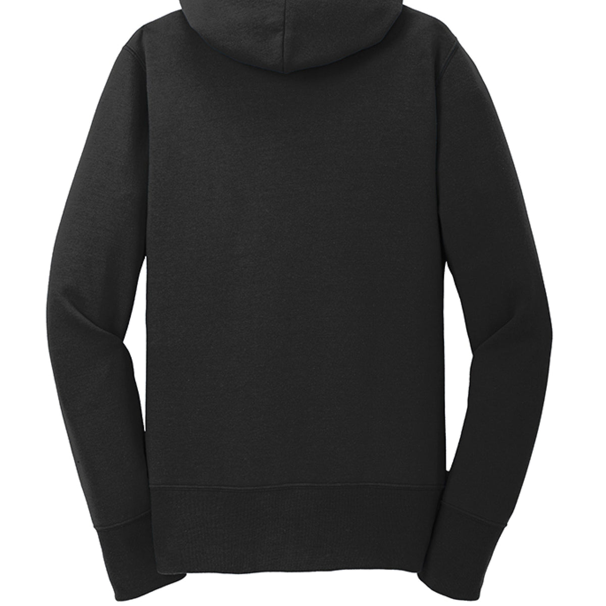 Lacrosse Fanatic  Women's Fleece Zip Hoodie - Black from Lacrosse Fanatic