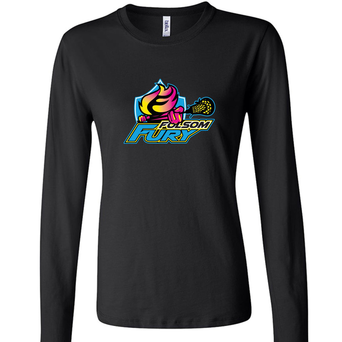 Lacrosse Fanatic  BLACK / S Women's Long Sleeve - Black from Lacrosse Fanatic