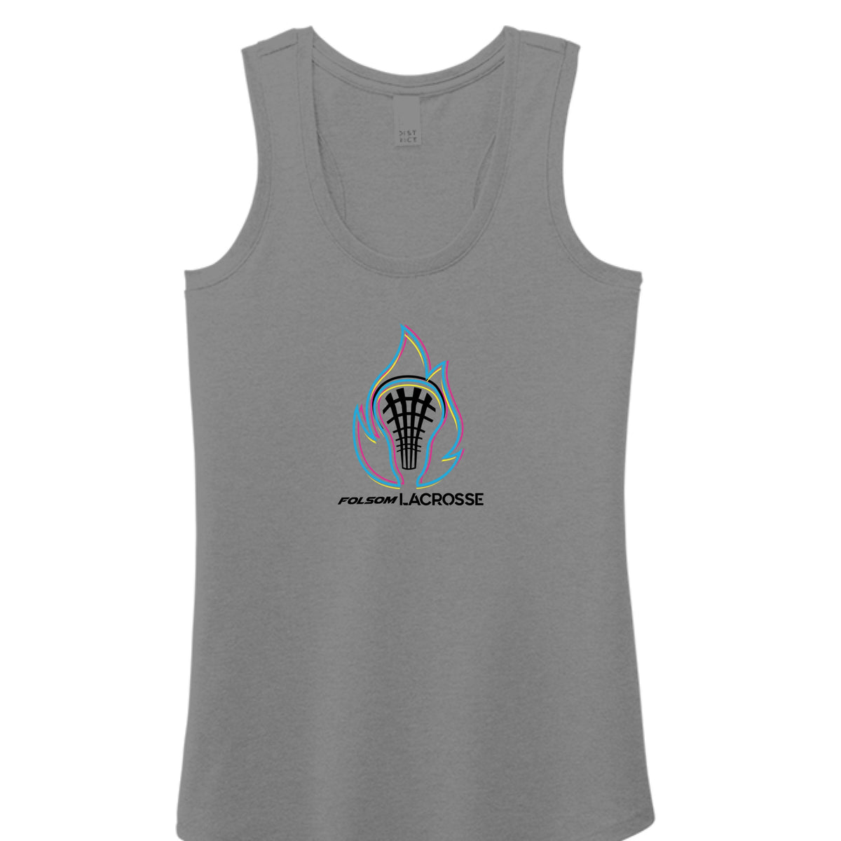 Lacrosse Fanatic  Grey Frost / XS Women's Racerback Tank - Grey from Lacrosse Fanatic