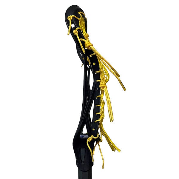 Lacrosse Fanatic Womens Complete Sticks Black/Yellow Lax Fan Custom Complete Women&#39;s Lacrosse Stick - Black True Prowess with True Comp 4.0 Project Kenny 2.0 Shaft from Lacrosse Fanatic