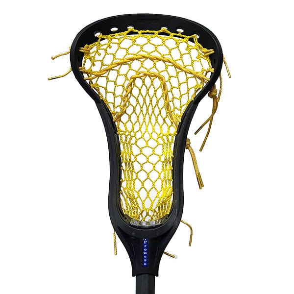 Lacrosse Fanatic Womens Complete Sticks Black/Yellow Lax Fan Custom Complete Women&#39;s Lacrosse Stick - Black True Prowess with True Comp 4.0 Project Kenny 2.0 Shaft from Lacrosse Fanatic