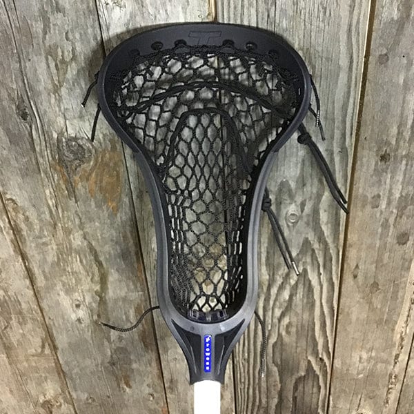 Lacrosse Fanatic Womens Complete Sticks Black/Black/White Lax Fan Custom Complete Women&#39;s Lacrosse Stick - True Prowess with True Lynx Composite Shaft from Lacrosse Fanatic