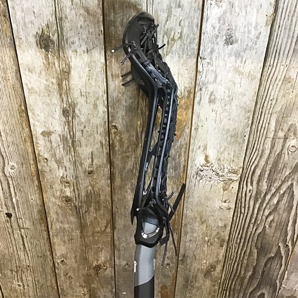 Lacrosse Fanatic Womens Complete Sticks Black/Black Lax Fan Custom Complete Womens Lacrosse Stick - Black STX Exult Pro Head with Black Gait Flex Mesh Pocket and STX shaft from Lacrosse Fanatic