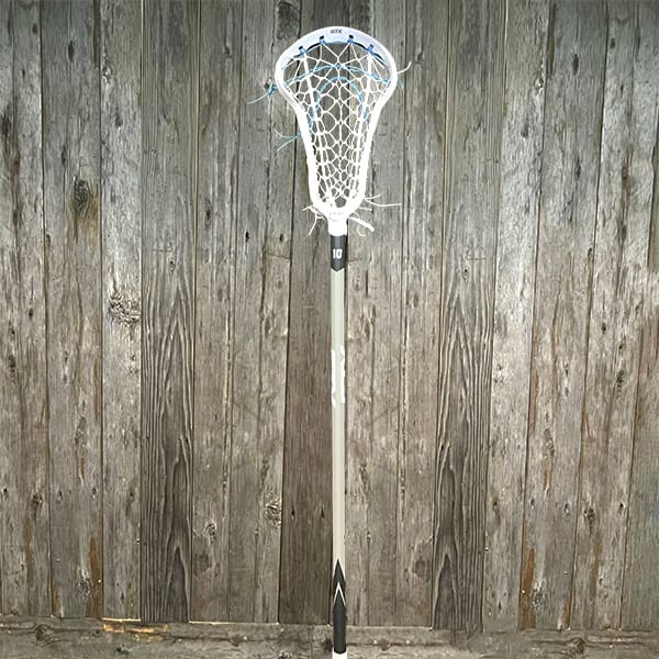 Lacrosse Fanatic Womens Complete Sticks White/White Lax Fan Custom Complete Womens Lacrosse Stick - White STX Exult Pro Head with White Gait Flex Mesh Pocket and STX shaft from Lacrosse Fanatic