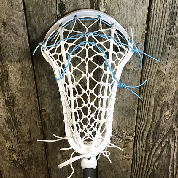 Lacrosse Fanatic Womens Complete Sticks White/White Lax Fan Custom Complete Womens Lacrosse Stick - White STX Exult Pro Head with White Gait Flex Mesh Pocket and STX shaft from Lacrosse Fanatic