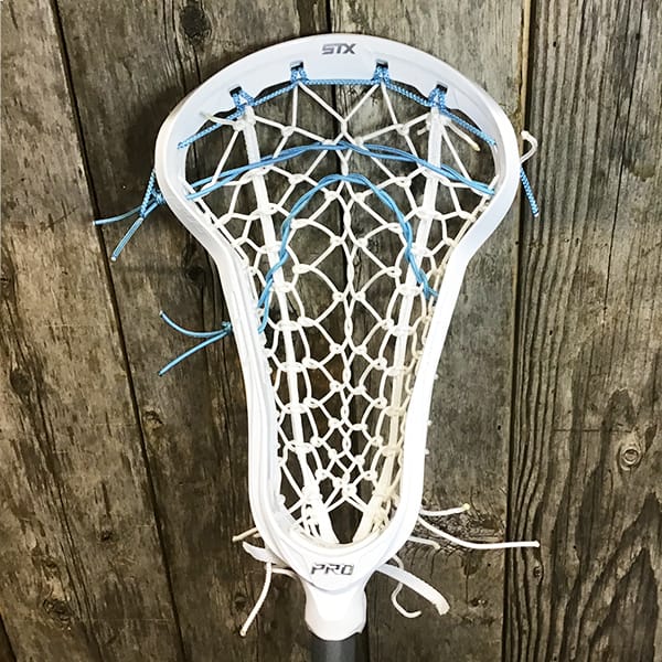 Lacrosse Fanatic Womens Complete Sticks White/White Lax Fan Custom Complete Womens Lacrosse Stick - White STX Exult Pro Head with White Gait Flex Mesh Pocket and STX shaft from Lacrosse Fanatic
