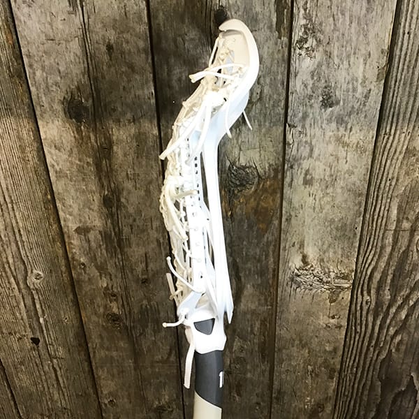 Lacrosse Fanatic Womens Complete Sticks White/White Lax Fan Custom Complete Womens Lacrosse Stick - White STX Exult Pro Head with White Gait Flex Mesh Pocket and STX shaft from Lacrosse Fanatic