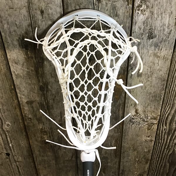 Lacrosse Fanatic Womens Complete Sticks White/White Lax Fan Custom Complete Womens Lacrosse Stick - White STX Exult Pro Head with White Gait Flex Mesh Pocket and STX shaft from Lacrosse Fanatic