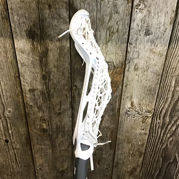 Lacrosse Fanatic Womens Complete Sticks White/White Lax Fan Custom Complete Womens Lacrosse Stick - White STX Exult Pro Head with White Gait Flex Mesh Pocket and STX shaft from Lacrosse Fanatic