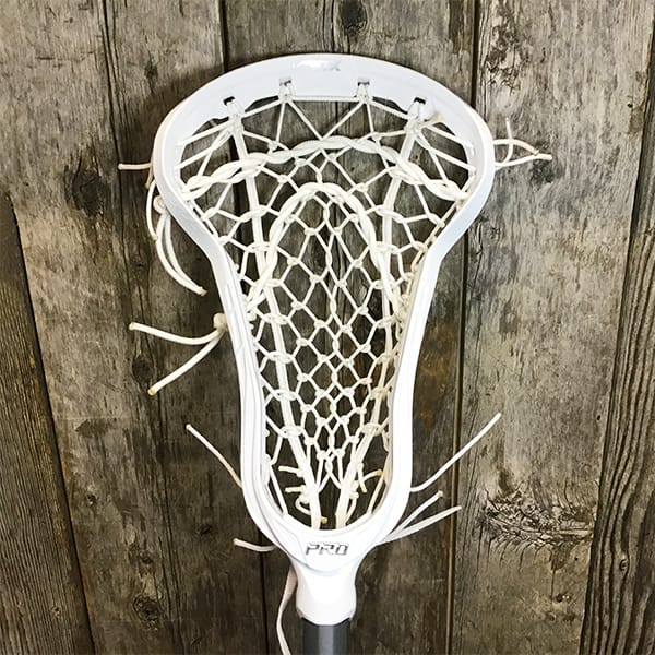 Lacrosse Fanatic Womens Complete Sticks White/White Lax Fan Custom Complete Womens Lacrosse Stick - White STX Exult Pro Head with White Gait Flex Mesh Pocket and STX shaft from Lacrosse Fanatic
