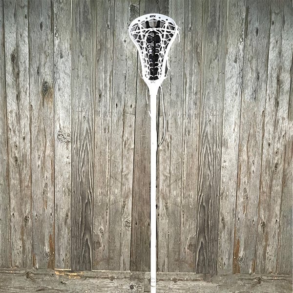 Lacrosse Fanatic Womens Complete Sticks White/White/White Lax Fan Custom Complete Womens Lacrosse Stick - White/White  STX Crux 400 Head with True Lynx Shaft from Lacrosse Fanatic