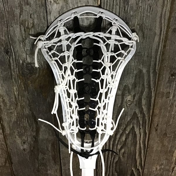 Lacrosse Fanatic Womens Complete Sticks White/White/White Lax Fan Custom Complete Womens Lacrosse Stick - White/White  STX Crux 400 Head with True Lynx Shaft from Lacrosse Fanatic