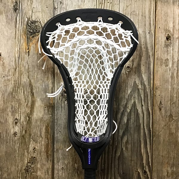 Lacrosse Fanatic Womens Heads Black/White Lax Fan Custom Strung True Prowess Women's Lacrosse Head from Lacrosse Fanatic