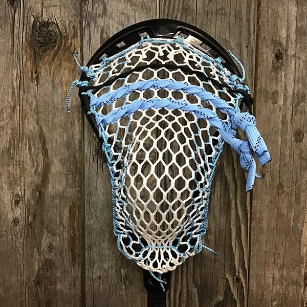 Maverik Mens Heads Black/Carolina Lax Fan Custom Strung Black Maverik Havok Mens Lacrosse Head with Carolina Striker Hero Mesh from Lacrosse Fanatic