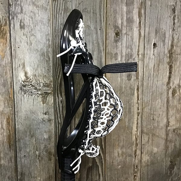 Maverik Mens Heads Black/Black Striker Lax Fan Custom Strung Black Maverik Kinetik 3 Mens Lacrosse Head with Black Storm Striker Hero 4.0 Mesh from Lacrosse Fanatic
