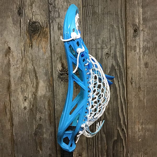 Maverik Mens Heads Blue/Carolina Lax Fan Custom Strung Blue Maverik Kimera Mens Lacrosse Head with Carolina Striker Hero Mesh (Copy) from Lacrosse Fanatic