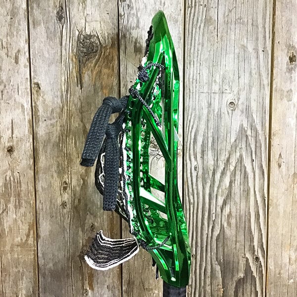 Maverik Mens Heads Green/Black Lax Fan Custom Strung Chrome Green Adrenaline Automatic Mens Lacrosse Head with White Striker Hero 4 Mesh from Lacrosse Fanatic