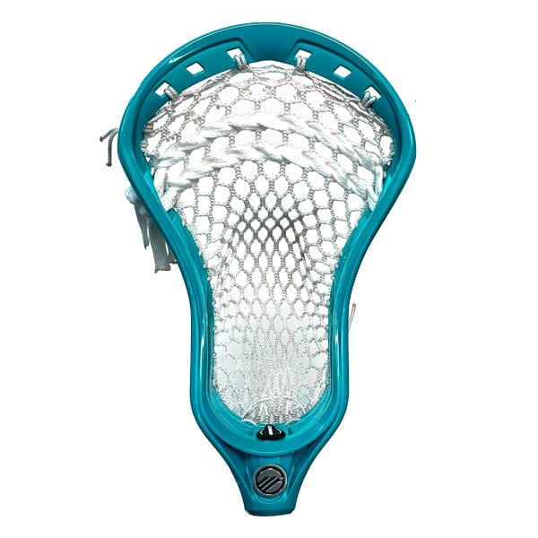 Maverik Mens Heads Blue/White Lax Fan Custom Strung Maverik Havok 2 Mens Lacrosse Head with ECD Hero 2.0 Mesh from Lacrosse Fanatic
