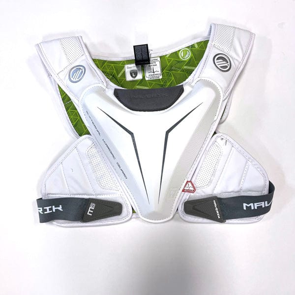 Maverik Shoulder Pads Large / White Lease Return/Demo: 0045 - Maverik M5 Speed Pad - Large from Lacrosse Fanatic