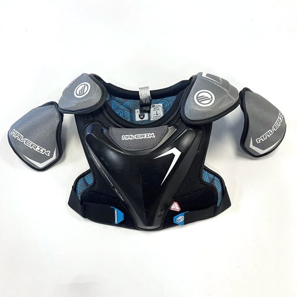 Maverik Shoulder Pads Medium / Black Lease Return/Demo: 0144 - Maverik Charger Shoulder Pad - Medium from Lacrosse Fanatic