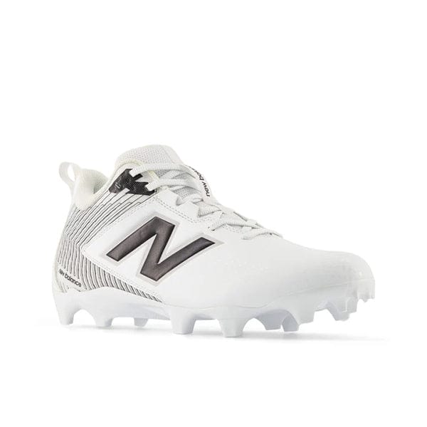 New Balance Cleats New Balance Rush v5 Mid Cleats - White from Lacrosse Fanatic
