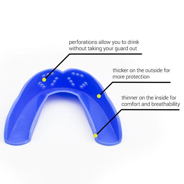Sisu Mouth Guards Youth / Royal Blue SISU Tether Youth Mouthguard from Lacrosse Fanatic