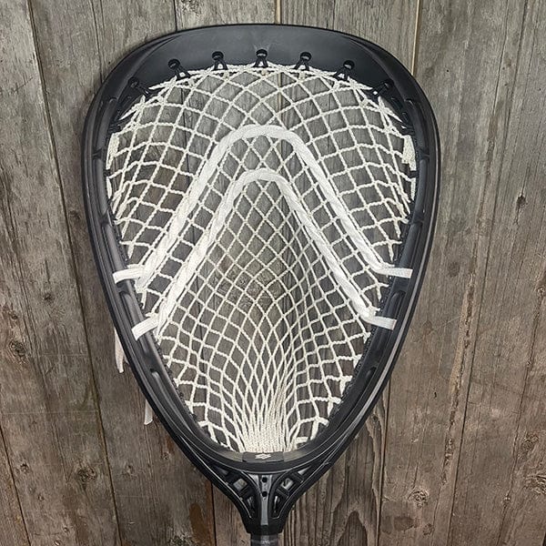 Lax Fan Custom Strung Black StringKing 2G Goalie Lacrosse Head with Bl