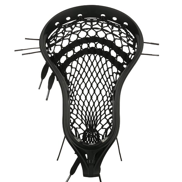 StringKing Mens Complete Sticks Black/Black StringKing Legend Intermediate Factory Strung Head from Lacrosse Fanatic