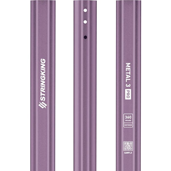 StringKing Mens Handles Purple StringKing Metal 3 Pro 360 - Color Series Men's 60" Defense Shaft from Lacrosse Fanatic