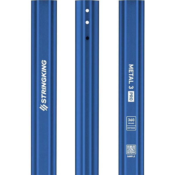 StringKing Mens Handles Royal StringKing Metal 3 Pro 400 - Color Series Men's 60" Defense Shaft from Lacrosse Fanatic