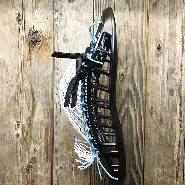 StringKing Mens Heads Black/Carolina Lax Fan Custom Strung Black StringKing Mark 3D Mens Lacrosse Head with Carolina Striker Hero Mesh from Lacrosse Fanatic