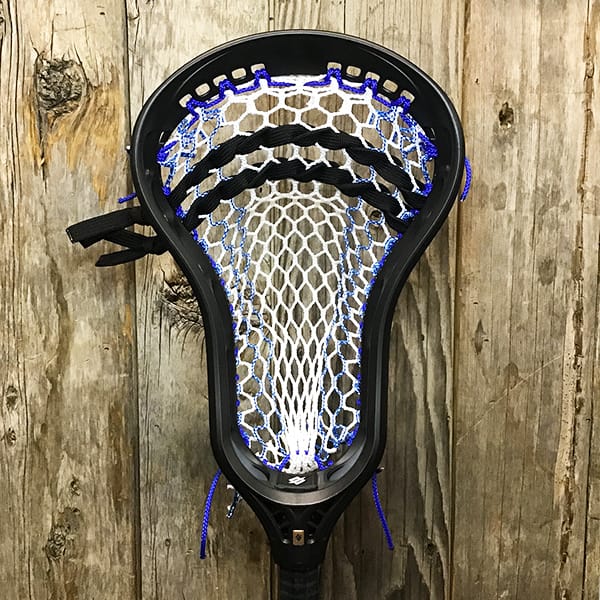 StringKing Mens Heads Black/Carolina Lax Fan Custom Strung Black StringKing Mark 3T Mens Lacrosse Head with Royal Striker Hero Mesh (Copy) from Lacrosse Fanatic